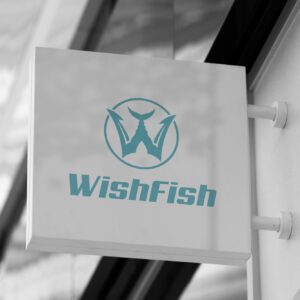 Letter W Fish Logo