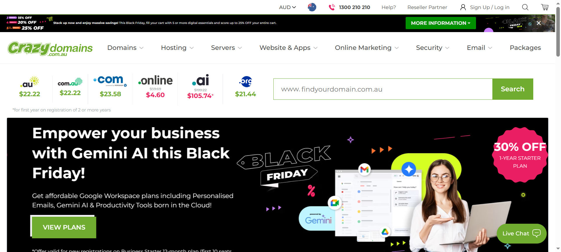 CrazyDomains Australia